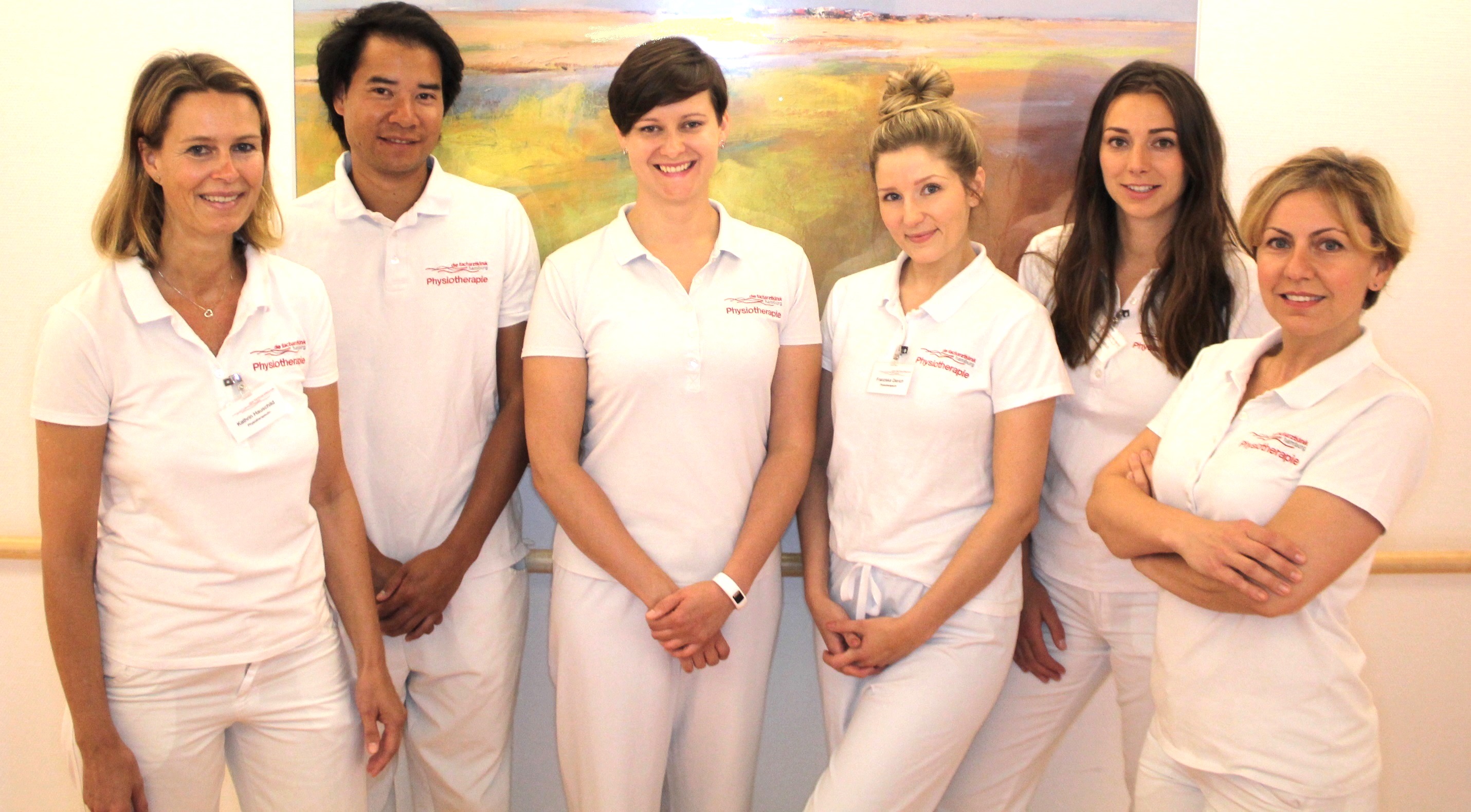Das Physiotherapie-Team der Facharztklinik Hamburg